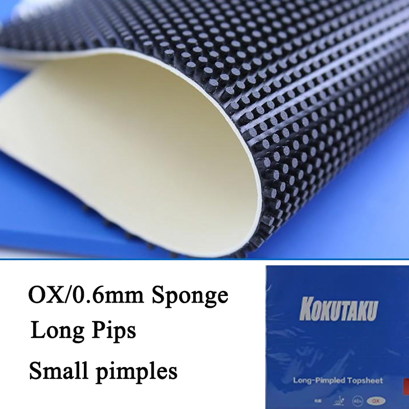 KOKUTAKU ロングピップス卓球ラバー OX/0.6mm - Table Tennis Is Played With A のレビューと価格
