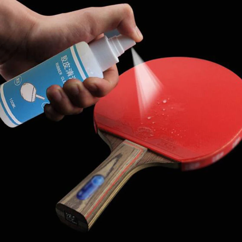 プロのゴム洗浄剤,卓球ラケット,老化防止,高品質,100ml - Table Tennis Logo のレビューと価格