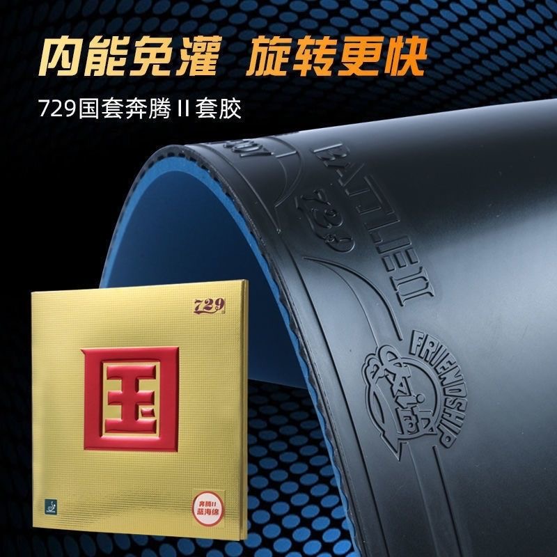 フレンドシップ 729 バトル 2 ナショナル ブルー スポ - Table Tennis Viscaria のレビューと価格