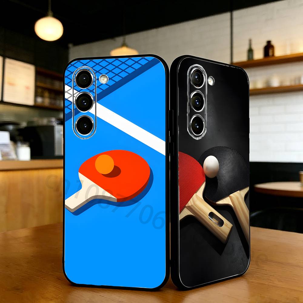 卓球ラケットピンポン電話ケースサムスン S20、21、22、 - Table Tennis Logo のレビューと価格