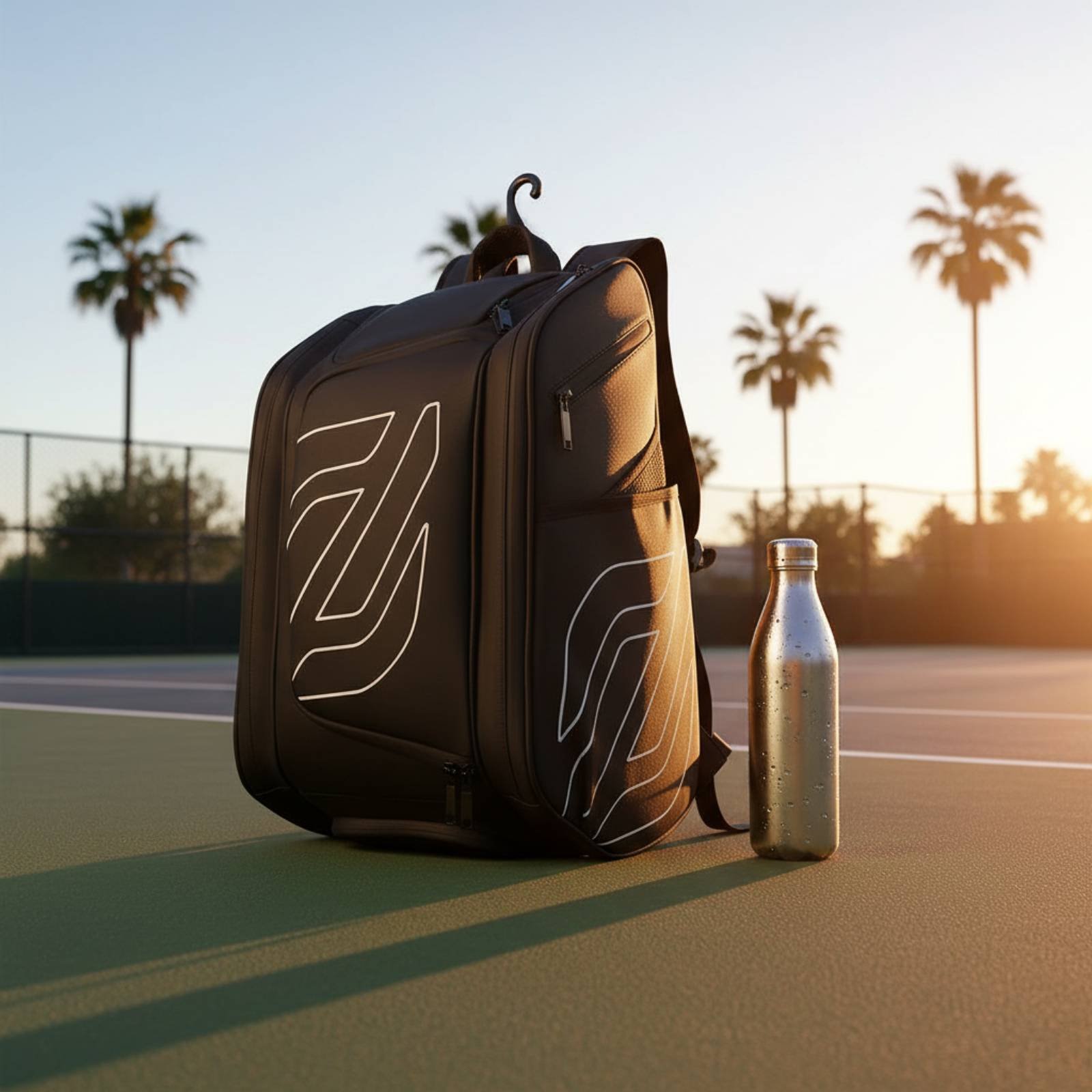 ピックルボールバックパック サイドポケット付き テニスバック - Table Tennis Viscaria のレビューと価格